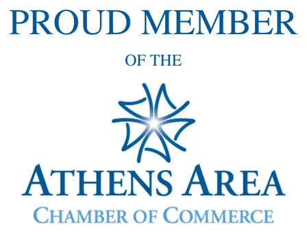 Proud member of the Athens Area Chamber of Commerce