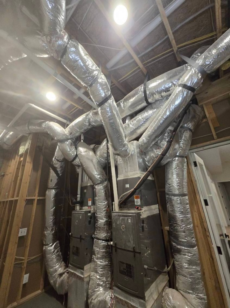 Ductwork service in an attic environment