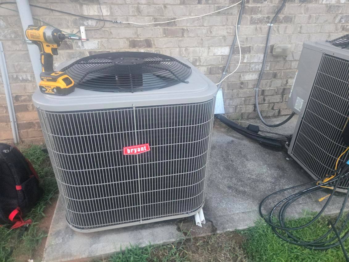 Bryant outdoor air conditioning unit