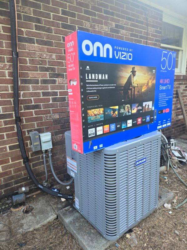 Outdoor unit with installation packaging