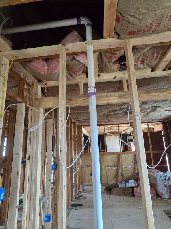 Indoor equipment and insulated wall cavity