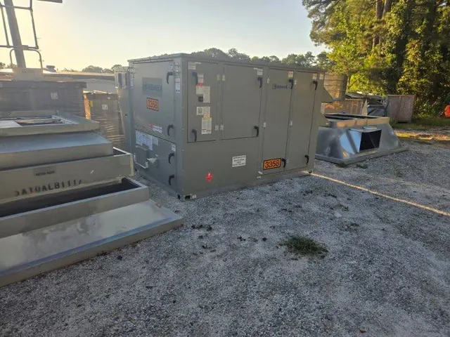 Commercial HVAC rooftop equipment